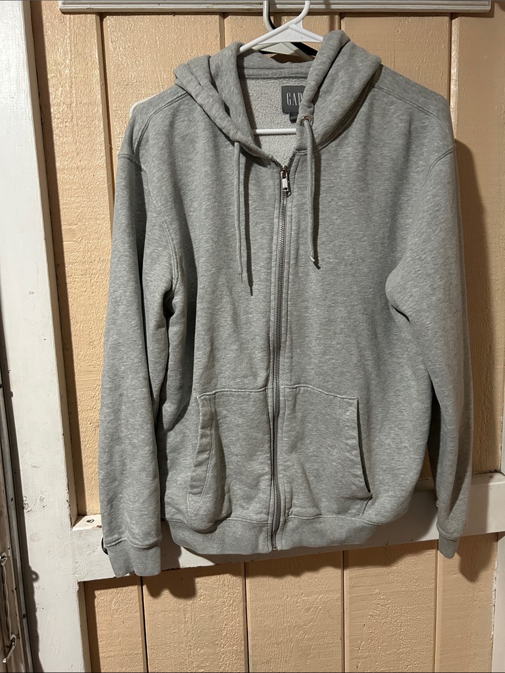 GAP Heather Gray Zip-Up Hoodie Girls!